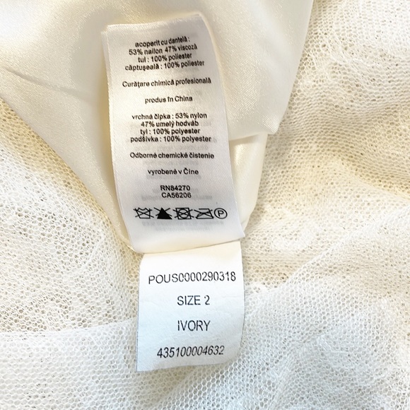 White By Vera Wang Wedding Dress Style VW351044 Size 2 - Picture 16 of 16